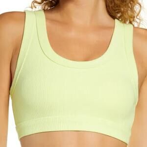 Alo Yoga Wellness Bra Shock Yellow size small